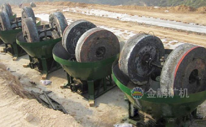 Grinding gold machine