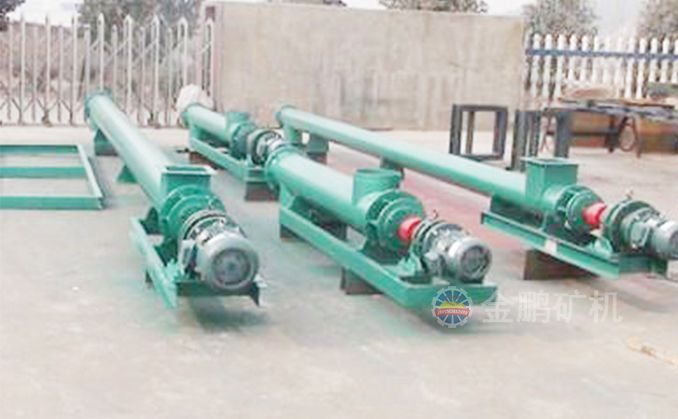 Single-pipe spiral feeder