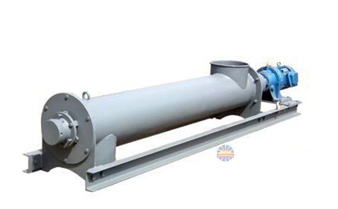 Single-pipe spiral feeder