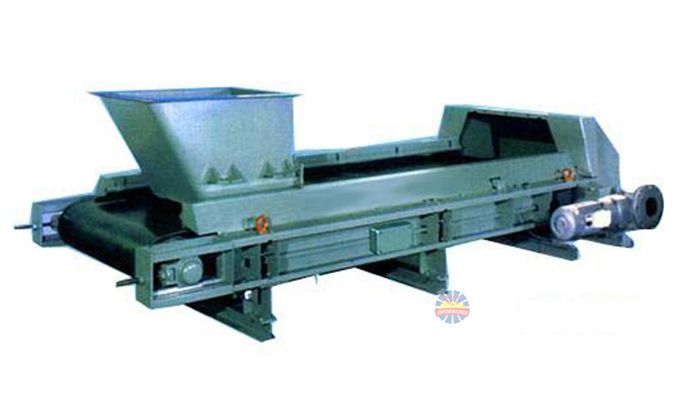 Belt type zinc powder feeder