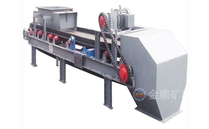 Belt type zinc powder feeder