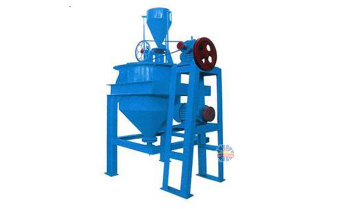 Disc type zinc powder feeder